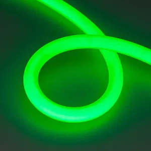 Лента герметичная MOONLIGHT-BLACK-TOP-G280-D25mm 24V RGB 360deg (14.4 W/m, IP65, 3m, wire x1) (Arlight, Вывод прямой, 3 года)