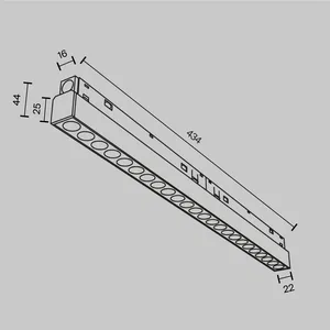 Трековый светильник Technical TR031 (23мм EXILITY)