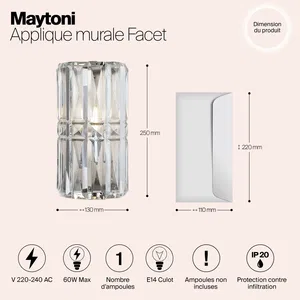 Настенный светильник (бра) Maytoni MOD094WL-01CH