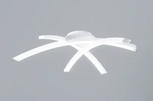 Люстра LED накладная фигурная D60CM "КАБИНЕТ стиль скандинавский" + димм/пульт