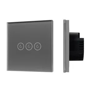 Выключатель сенсорный SWT-OMALI-S03-ZB-GR (250V, 10A, Zigbee) (Arlight, Стекло)