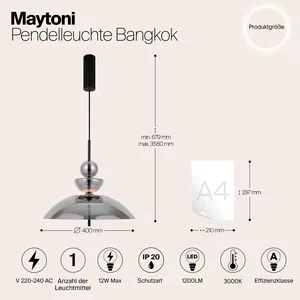 Подвесной светильник Maytoni MOD185PL-L6B3K6