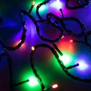 Светодиодная гирлянда ARD-STRING-HOME-5000-GREEN-50LED-LIVE RGB (230V, 3.5W) (Ardecoled, IP20, 1 год)