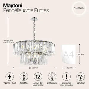 Подвесной светильник Maytoni MOD043PL-12CH