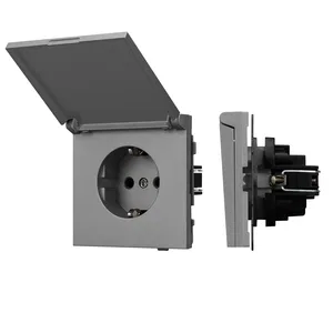 Механизм розетки влагозащищённый SCT-TENDO-MCP-PL-GR (230V, 16A) (Arlight, Графитовый)