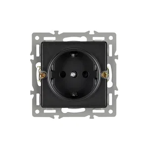 Механизм электрической розетки SCT-GP-MEU-PL-BK (250V, 16A) (Arlight, -)