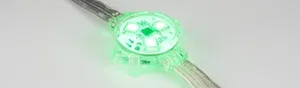 Модуль управляемый VISOR-SPI-5060-3-12V RGB 120deg (D30x16mm, 0.75W, IP68) (Arlight, Пластик, 3 года)