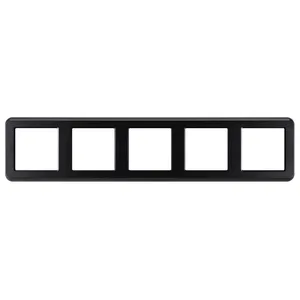 Рамка пластиковая FRM-VERSA-PL-5-BK (Arlight, -)