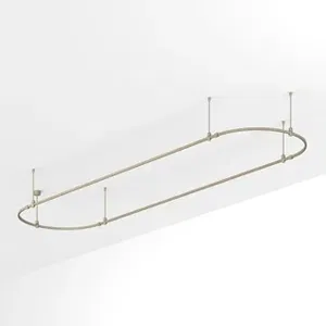 Основание ART-APRIORI-OVAL-ROD-400-4000x1000 (OG) (Arlight, IP20 Металл, 3 года)