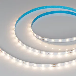Лента COB-X64-8mm 24V Warm3000 (4.8 W/m, IP20, DOT, 5m) (Arlight, Открытый)