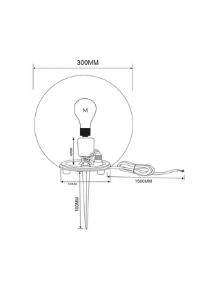 Ландшафтный светильник Outdoor O594FL-01W
