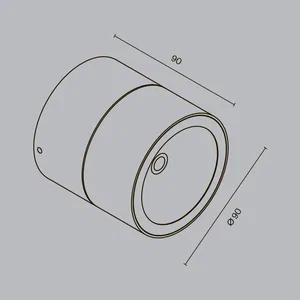 Уличный потолочный светильник Outdoor O310CL-L7W3K