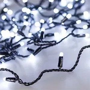 Светодиодная гирлянда ARD-STRING-CLASSIC-10000-BLACK-100LED-MILK-FLASH White (230V, 7W) (Ardecoled, IP65, 1 год)