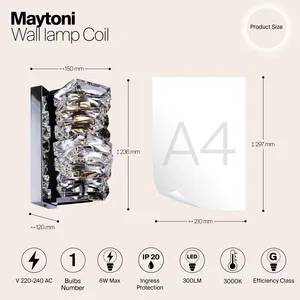 Настенный светильник (бра) Maytoni MOD124WL-L6CH3K