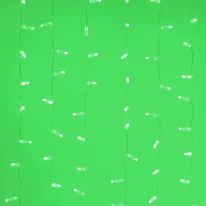 Светодиодная гирлянда ARD-CURTAIN-CLASSIC-2000x3000-CLEAR-760LED Green (230V, 60W) (Ardecoled, IP65)