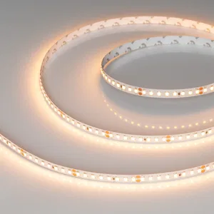 Лента RT-A160-8mm 24V Warm2400 (12 W/m, IP20, 2835, 5m) (Arlight, высок.эфф.150 лм/Вт)