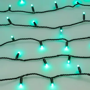 Светодиодная гирлянда ARD-STRING-CLASSIC-10000-BLACK-100LED-LIVE RGB-DMX (24V, 10W) (Ardecoled, IP65, 1 год)