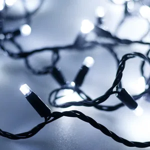 Светодиодная гирлянда ARD-STRING-PRO-10000-BLACK-100LED-STD WHITE (230V, 7W) (Ardecoled, IP65, 2 года)