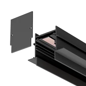 Трек встраиваемый MAG-TRACK-4560-FDW-3000 (BK, 5LN) (Arlight, IP20 Металл, 5 лет)
