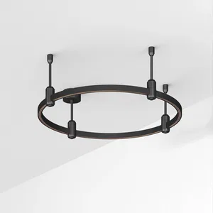 Основание ART-APRIORI-ROUND-ROD-200-R600 (BK) (Arlight, IP20 Металл, 3 года)