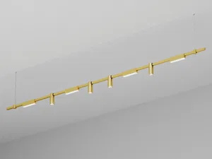 Подвесной светильник HOKASU PL9 (GOLD/3000mm – D55/140mm/3K/60W/38deg)