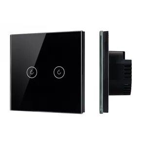 Выключатель сенсорный SWT-OMALI-S02-ZB-BK (250V, 10A, Zigbee) (Arlight, Стекло)