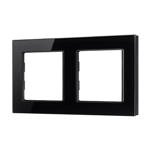 Рамка стеклянная FRM-GLARE-GS-2-BK (Arlight, -)