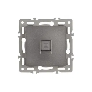 Механизм компьютерной розетки SCT-MPC1-PL-GR (RJ-45, CAT6) (Arlight, -)