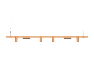 Подвесной светильник HOKASU PL9 (GOLD/3000mm – D55/140mm/3K/60W/38deg)