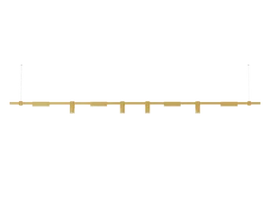 Подвесной светильник HOKASU PL9 (GOLD/3000mm – D55/140mm/3K/60W/38deg)