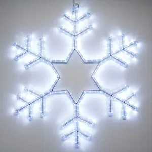 Фигура cветодиодная ARD-SNOWFLAKE-M4-750x750-324LED White (230V, 18W) (Ardecoled, IP65, 1 год)