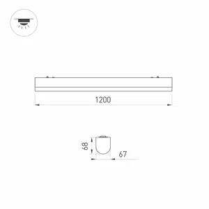Светильник ALT-LARGO-1200-30W Day4000 (WH, 120 deg, 230V) (Arlight, IP65 Пластик, 5 лет)
