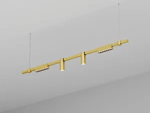 Подвесной светильник HOKASU PL9 (GOLD/3000mm – D55/140mm/3K/60W/38deg)