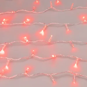 Светодиодная гирлянда ARD-STRING-CLASSIC-1000-CLEAR-100LED-PULSE Red (230V, 7W) (Ardecoled, IP65, 1 год)