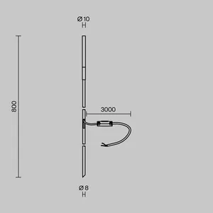 Ландшафтный светильник Outdoor O524FL-L2B3K