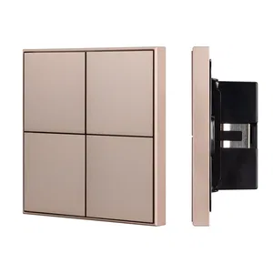 INTELLIGENT ARLIGHT Кнопочная панель KNX-304-23-IN Champagne (BUS, Frame) (IARL, IP20 Металл, 2 года)
