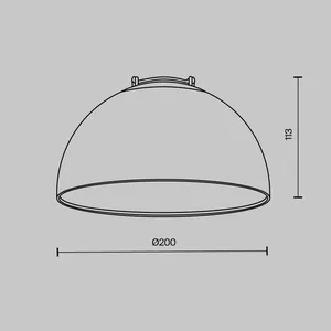 Трековый подвесной светильник Technical TR126B-20W3K-B