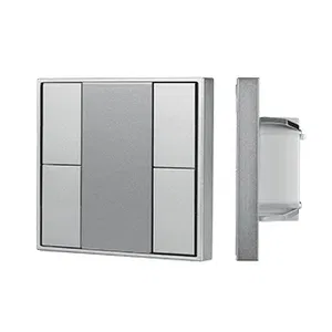 INTELLIGENT ARLIGHT Кнопочная панель DALI-201-23-4K-D2-IN Silver (BUS, Frame) (IARL, IP20 Металл, 3 года)
