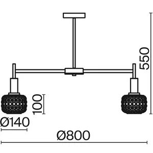 Потолочный светильник Freya FR5366CL-07BS