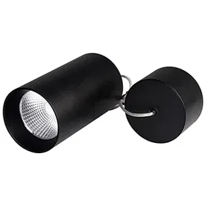 Светильник подвесной SP-POLO-R85-2-15W Warm White 40deg (Black, Black Ring) (Arlight, IP20 Металл, 3 года)