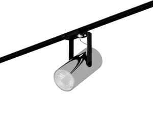 Трековый светильник HOKASU Tube Clip TR2 (85-160/ral9005 – 30w/3090/15deg)