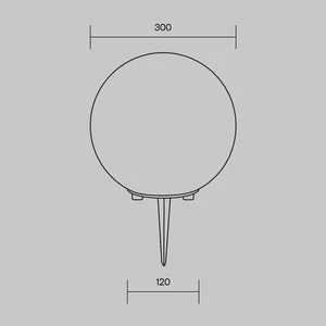 Ландшафтный светильник Outdoor O594FL-01W