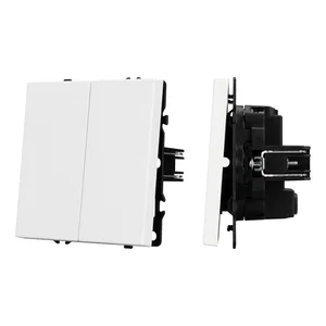 ARL NOBE Выключатель перекрёстный 2 кл софт-тач белый кварц SWT-MKX2-SFPL-WH (250V, 10A) (Arlight, -)