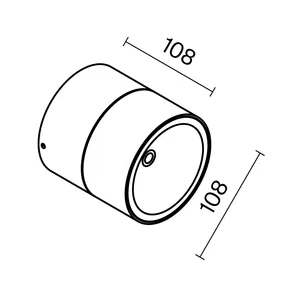 Уличный потолочный светильник Outdoor O310CL-L12GF3K