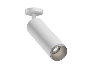 Накладной светильник HOKASU Tube ON Zoom (85-160/ral9003 – 20w/5098/12-50deg)