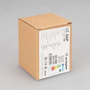Светильник LT-GAP-S70x70-3W Warm3000 (BK, 30deg, 230V) (Arlight, IP65 Металл, 3 года)