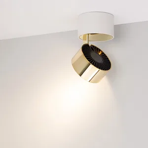 Светильник SP-PLURIO-SURFACE-R77-9W Day4000 (WH-BRS, 36 deg, 230V) (Arlight, IP20 Металл, 3 года)