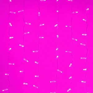 Светодиодная гирлянда ARD-CURTAIN-CLASSIC-2000x3000-CLEAR-760LED Pink (230V, 60W) (Ardecoled, IP65)