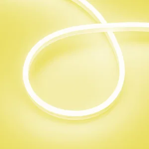 Лента герметичная AURORA-PS-A120-12x6mm 24V Yellow (10 W/m, IP65, 2835, 5m) (Arlight, Силикон, 2 года)