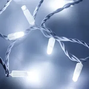Светодиодная гирлянда ARD-STRING-CLASSIC-10000-WHITE-100LED-FLASH WHITE (230V, 7W) (Ardecoled, IP65, 1 год)